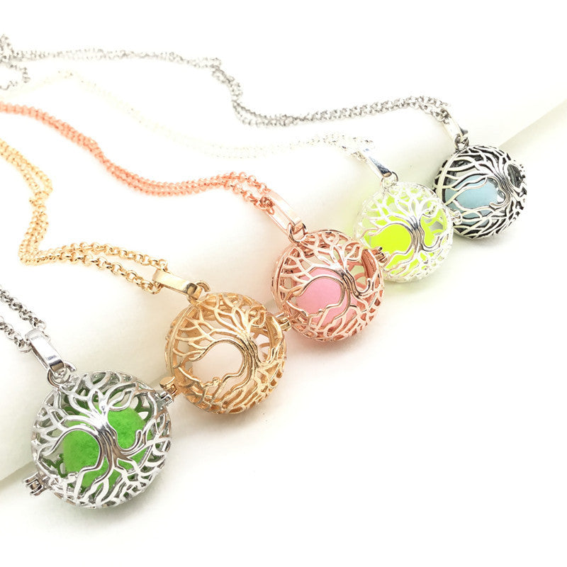Essalune Aromatherapy Necklace — "Tree of Life"