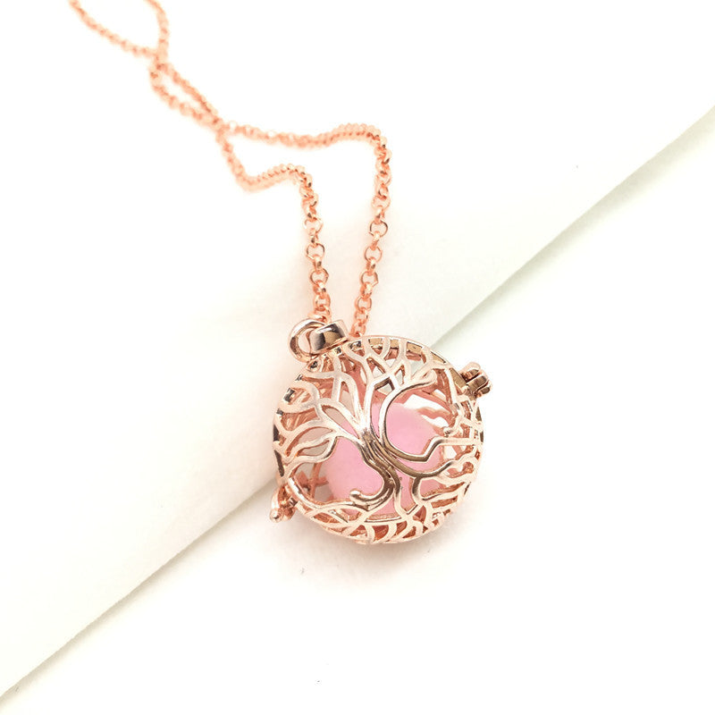 Essalune Aromatherapy Necklace — "Tree of Life"