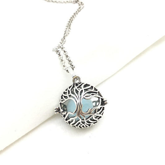 Essalune Aromatherapy Necklace — "Tree of Life"