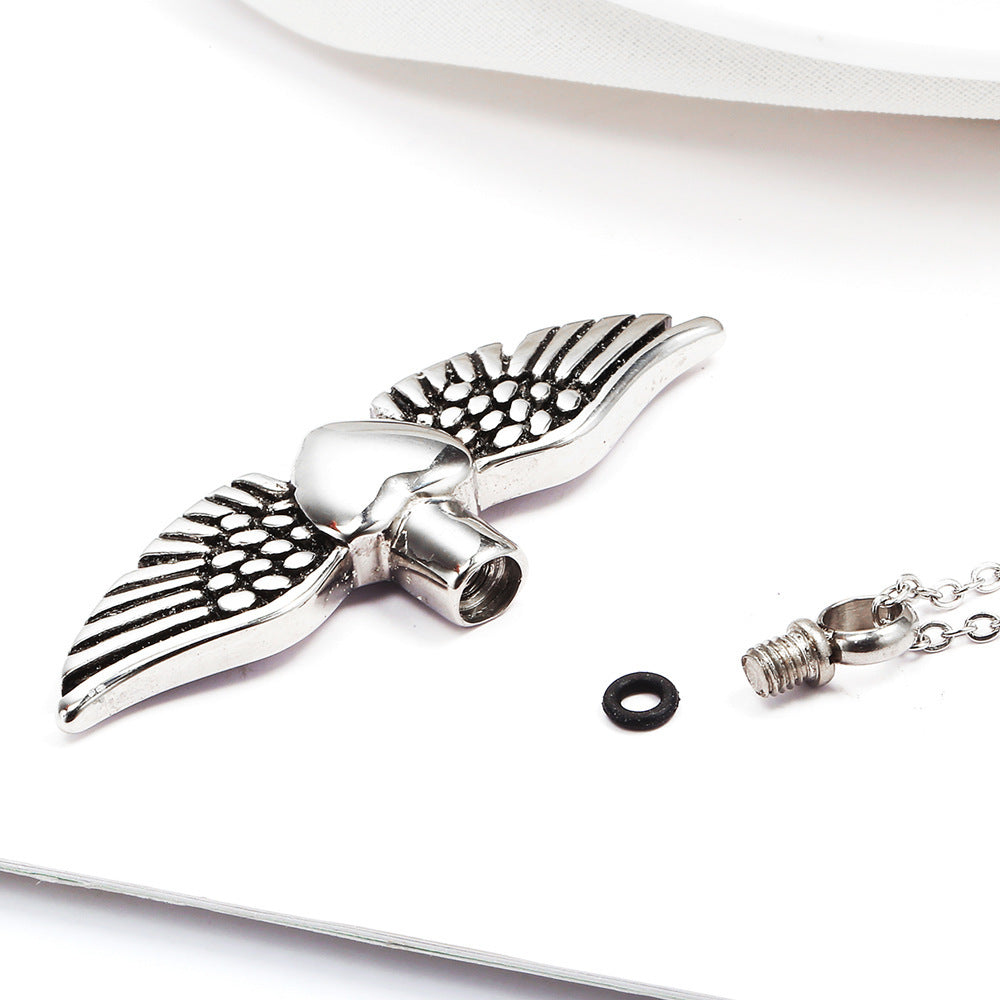 Essalune Aromatherapy Necklace — "Angel Wing"