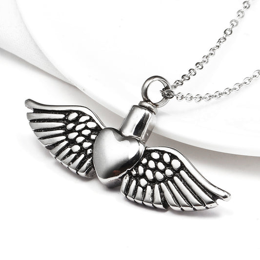 Essalune Aromatherapy Necklace — "Angel Wing"